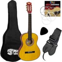 Mad About Pack de guitarra clásica española para niños, tamaño 1/4
