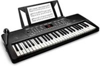 Alesis Melody 54 - Teclado Electrónico Portátil con 54 Teclas de Estilo Piano, Altavoces Integrados, Micrófono y Atril…